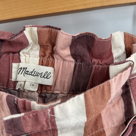 Madewell Paperbag Shorts in Rainbow Stripe 14 - Picture 5 of 7